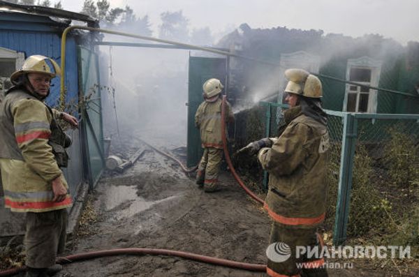 Пожары под Воронежем