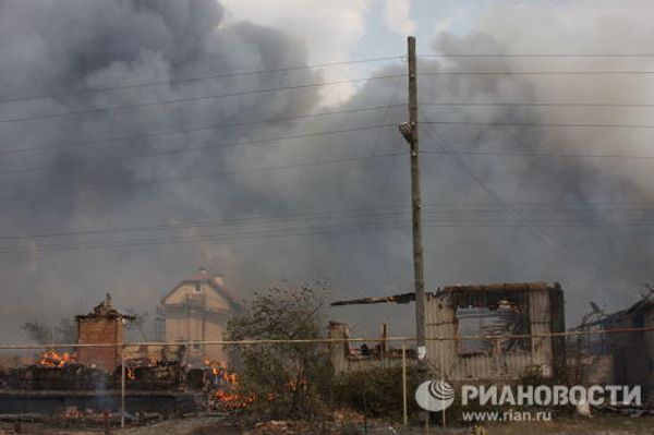 Пожары под Воронежем