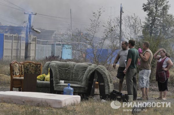 Пожары под Воронежем