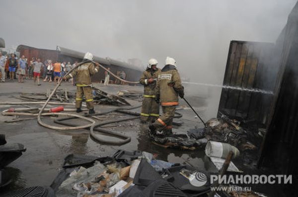 Пожары под Воронежем