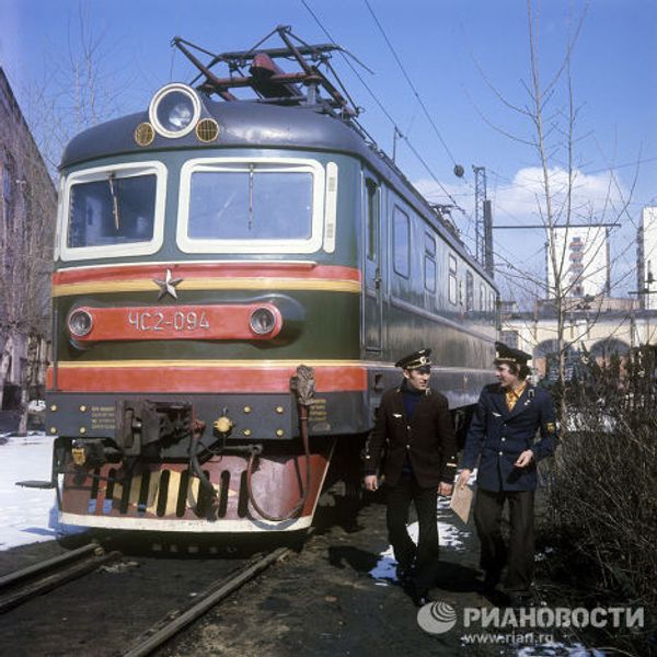 Электровозная бригада локомотивного депо Москва-Сортировочная