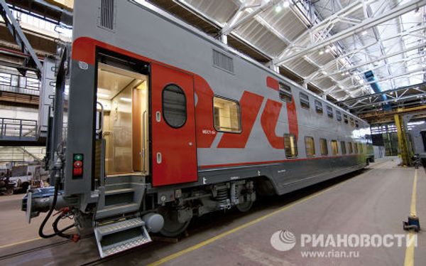 Двухэтажный пассажирский вагон на ОАО Тверской вагоностроительный завод