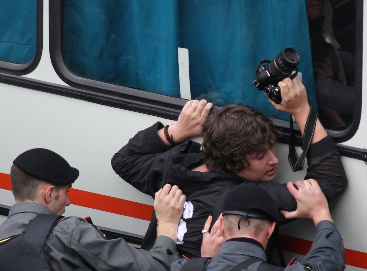 Задержаны участники акции в защиту 31-й статьи Конституции