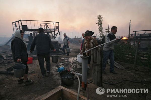 Пожары в Алтайском крае