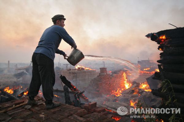 Пожары в Алтайском крае