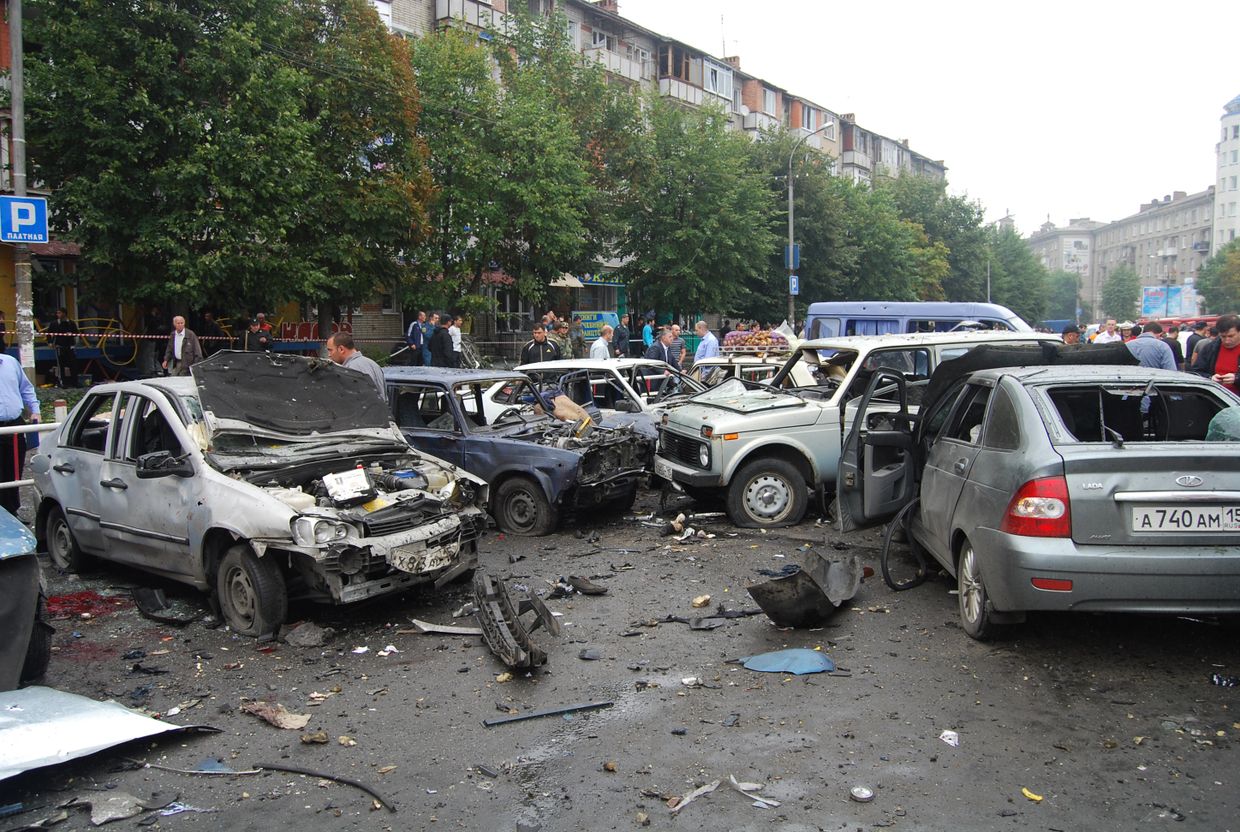 Взрыв возле центрального рынка во Владикавказе