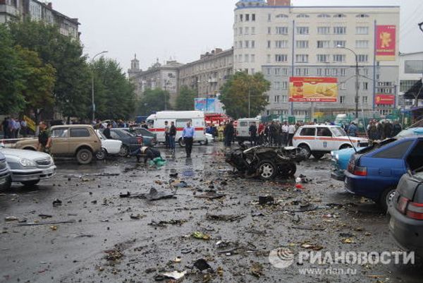 Взрыв возле центрального рынка во Владикавказе