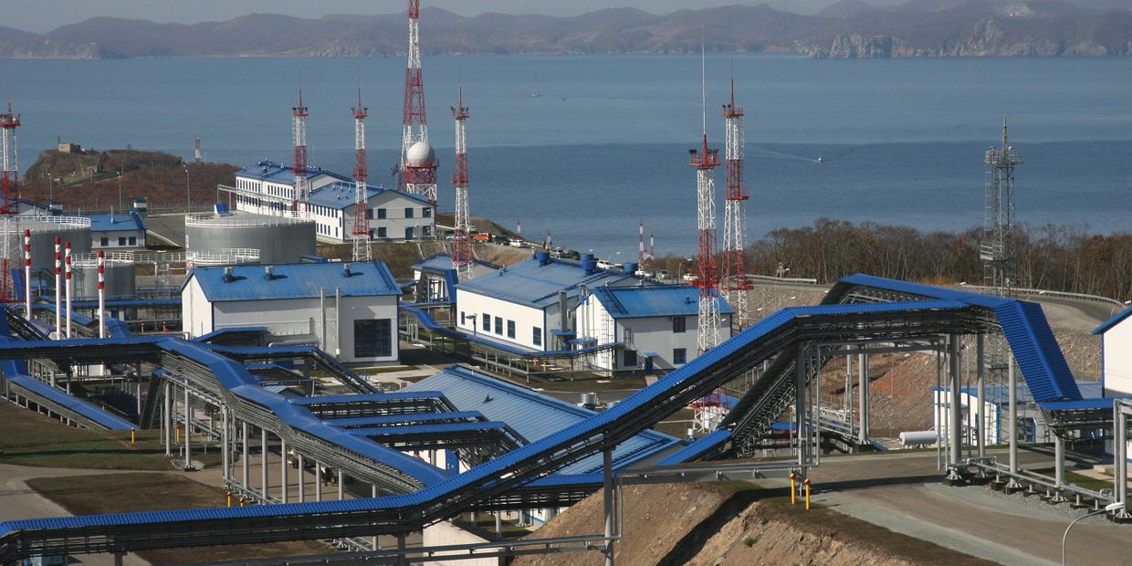Специализированный морской нефтеналивной порт Козьмино в Приморье