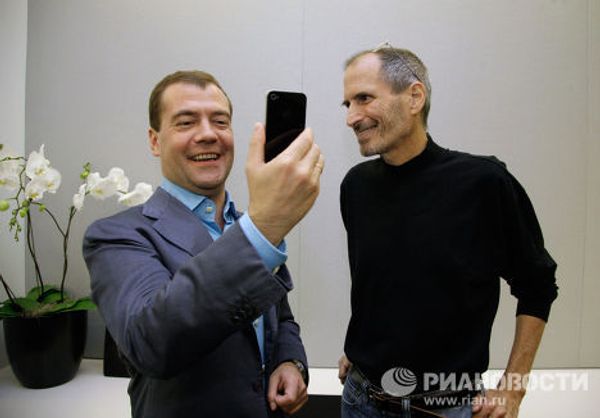 Встреча Дмитрия Медведева со Стивом Джоббсом