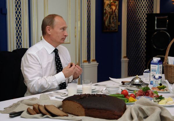 Встреча Дмитрия Медведева и Владимира Путина