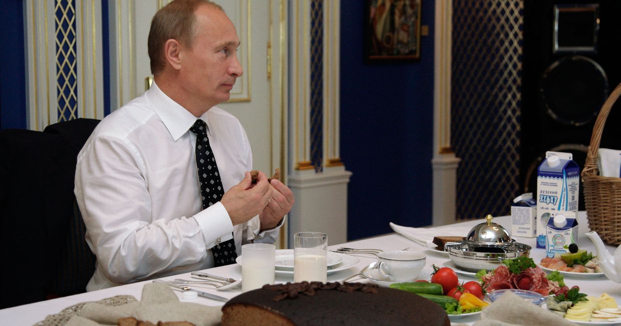 Встреча Дмитрия Медведева и Владимира Путина