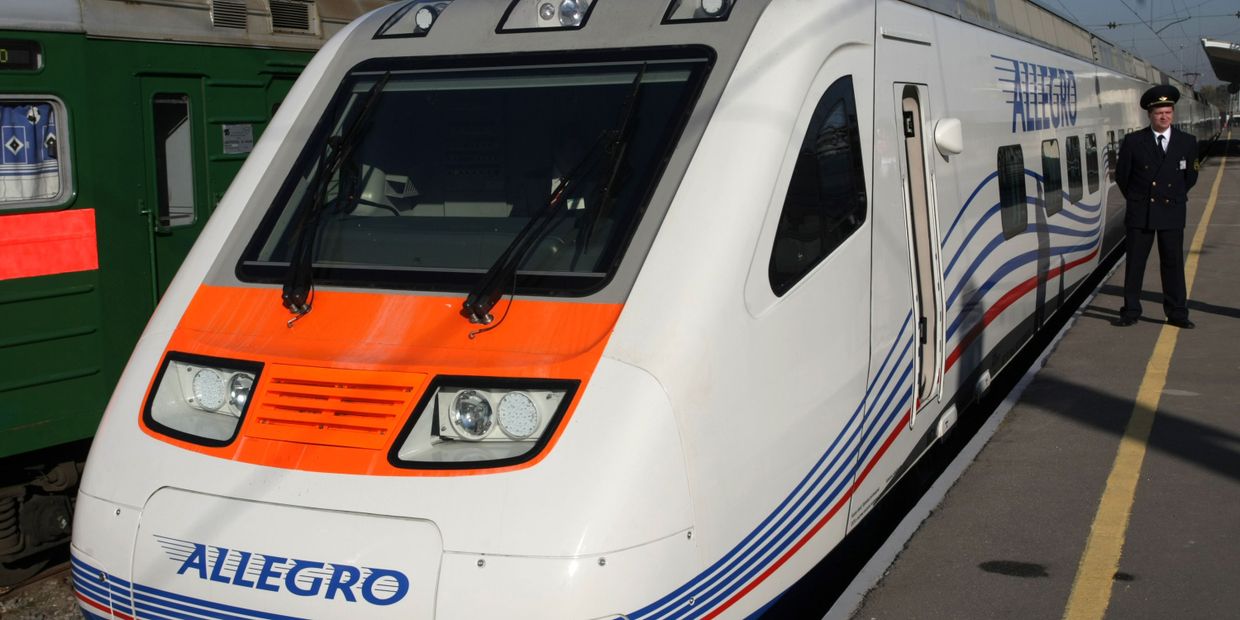 Презентация скоростного поезда Аллегро Санкт-Петербург - Хельсинки
