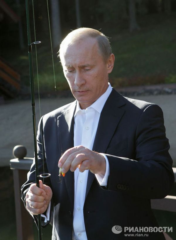 Встреча премьер-министров России и Италии РФ Владимира Путина и Сильвио Берлускони