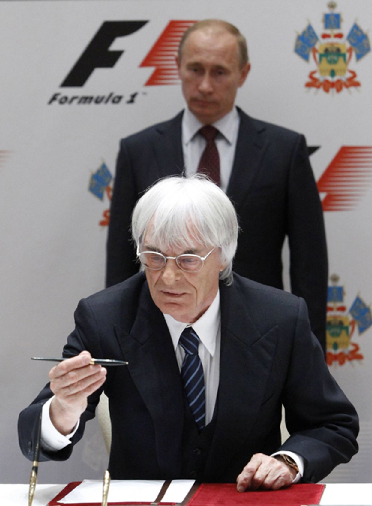 Церемония подписания контракта на организацию этапа Чемпионата Мира в классе автомобилей Формула 1 – Гран-при России