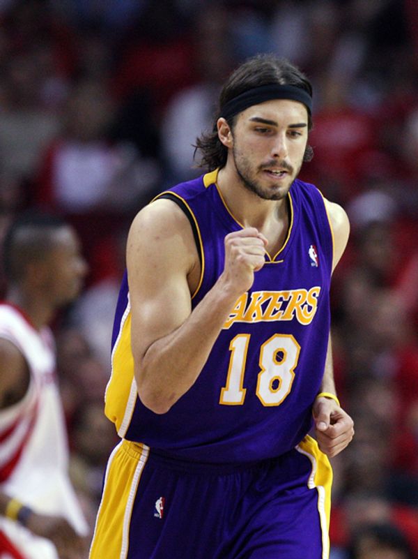 Звезда команды NBA Los Angeles Lacers баскетболист Cаша Вуячич