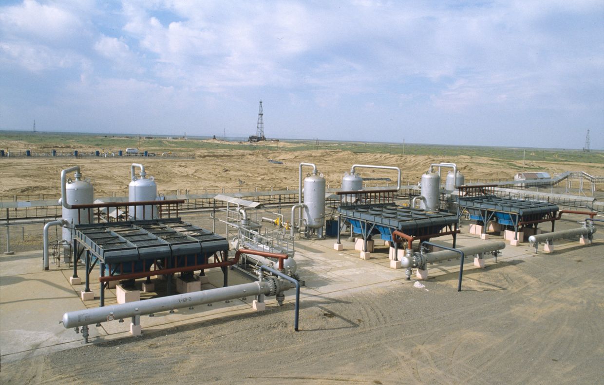 Установка предварительной подготовки газа