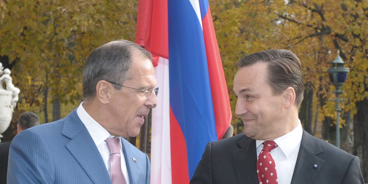 Визит министра иностранных дел России Сергея Лаврова в Польшу