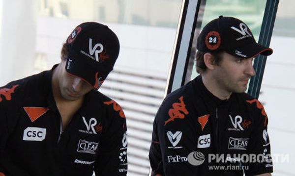 Пресс-конференция владельца компании Marussia Motors Николая Фоменко и представителей британской команды Virgin Racing в Абу-Даби