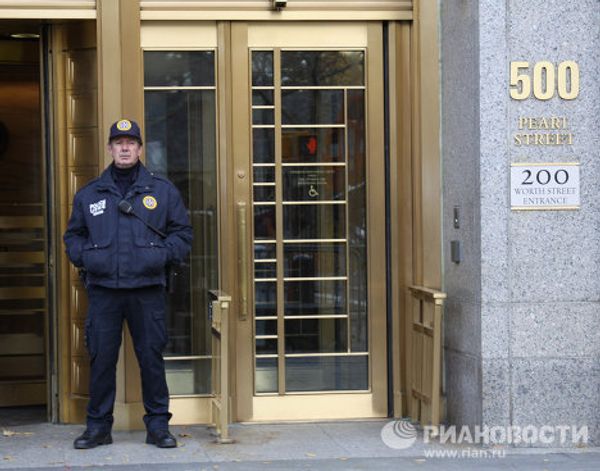 Вход в здание федеральной прокуратуры Южного округа Нью-Йорка