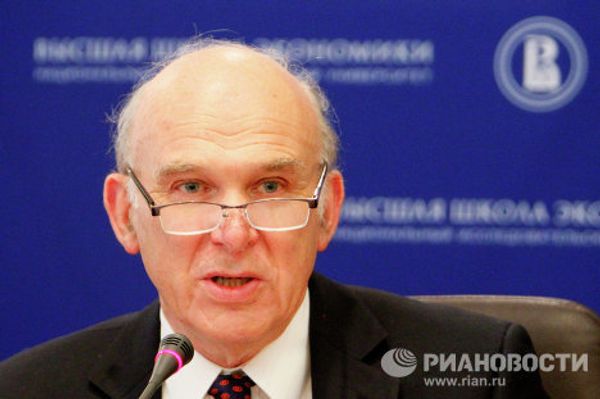 Министр Великобритании по делам бизнеса Винс Кейбл