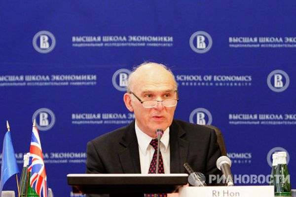 Министр Великобритании по делам бизнеса Винс Кейбл