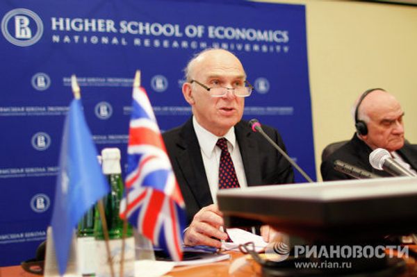 Министр Великобритании по делам бизнеса Винс Кейбл