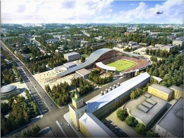 Макет новой арены в Ярославле
