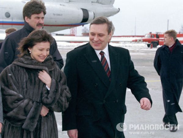 Михаил Касьянов и Юлия Тимошенко
