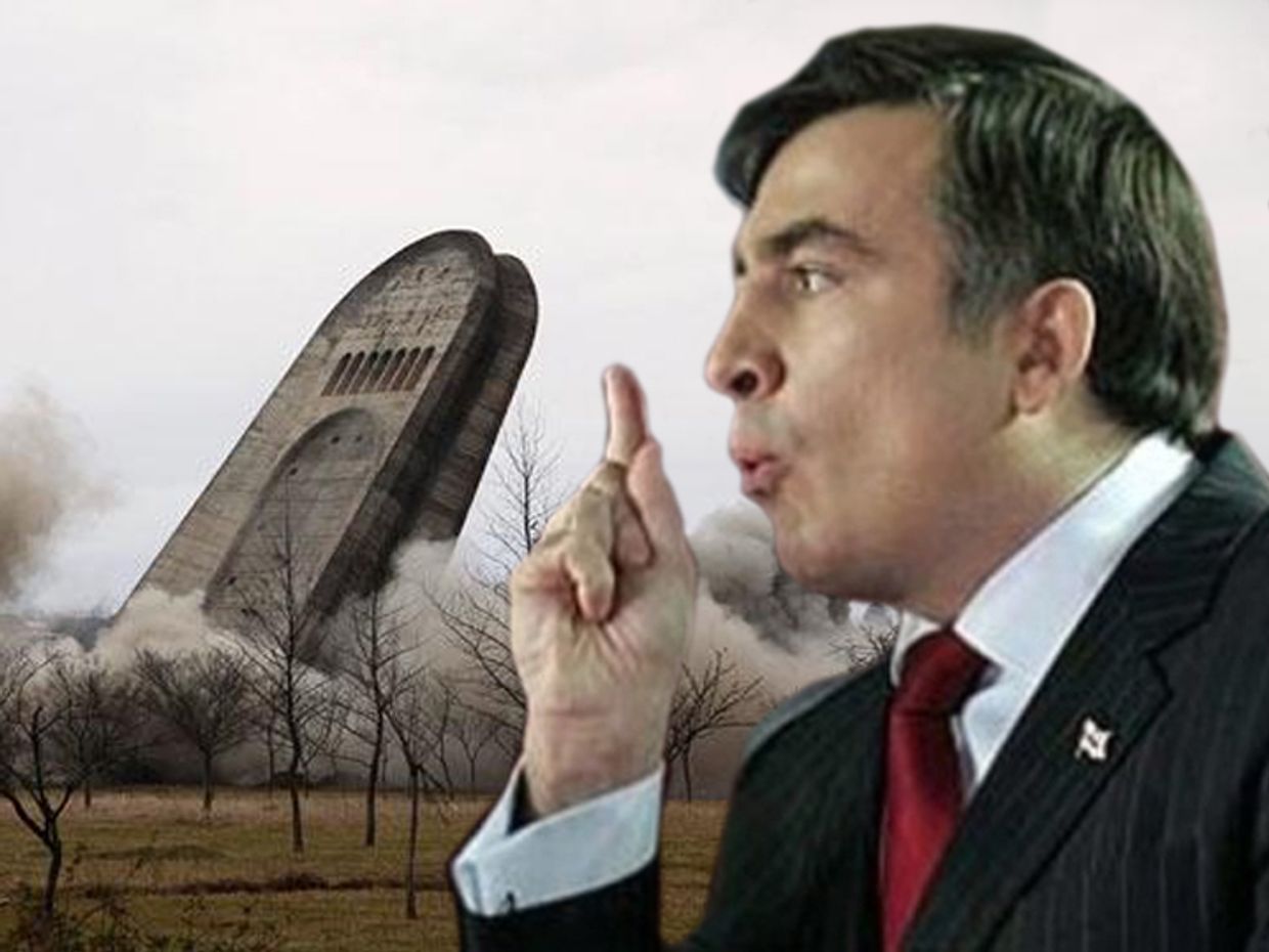 ИноСМИ__Грузия сносит памятники