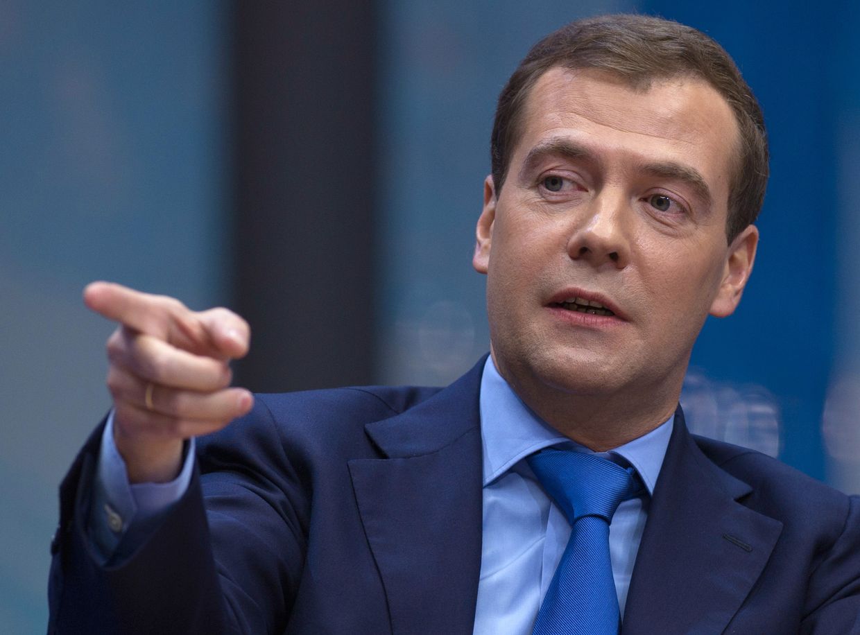 Дмитрий Медведев подвел итоги года в эфире ведущих телеканалов