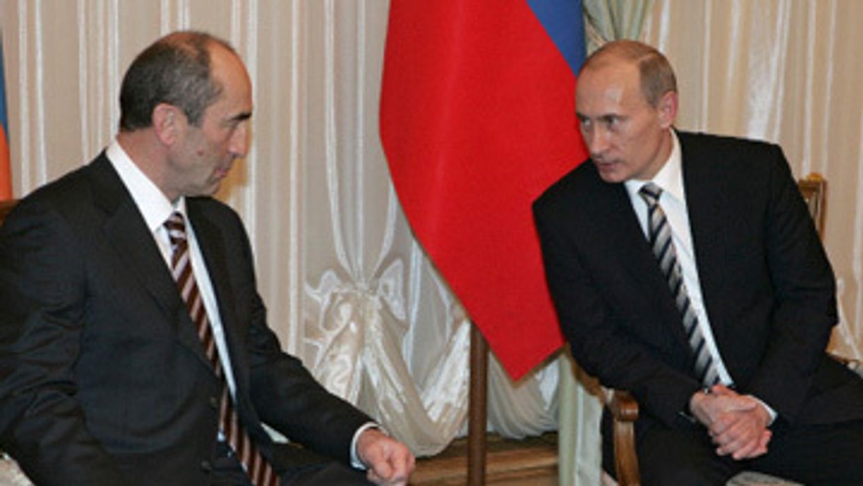 Роберт Кочарян и Владимир Путин