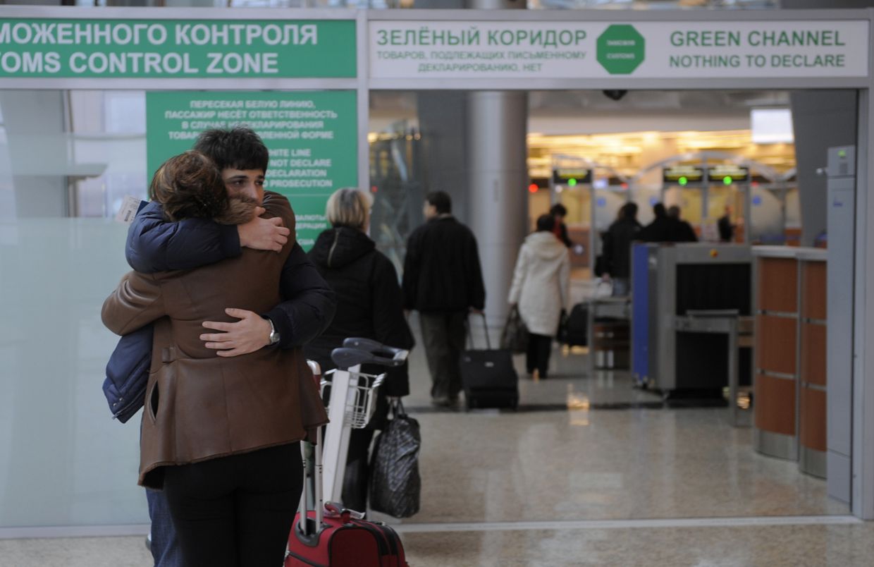 Работа Терминала D международного аэропорта Шереметьево