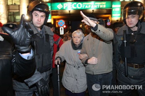 Акция в защиту 31-й статьи конституции РФ в Москве