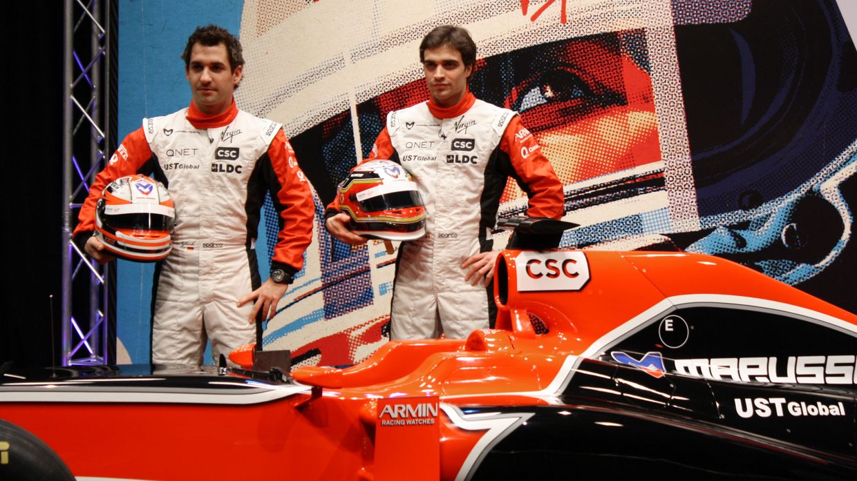 Автоспорт. Презентация болида команды Marussia Virgin Racing