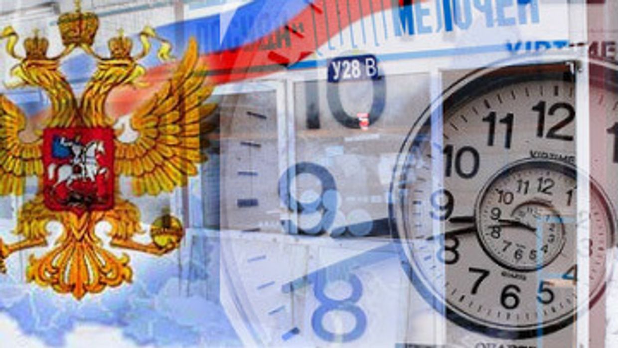 Россия, замерзжшая/застрявшая во времени