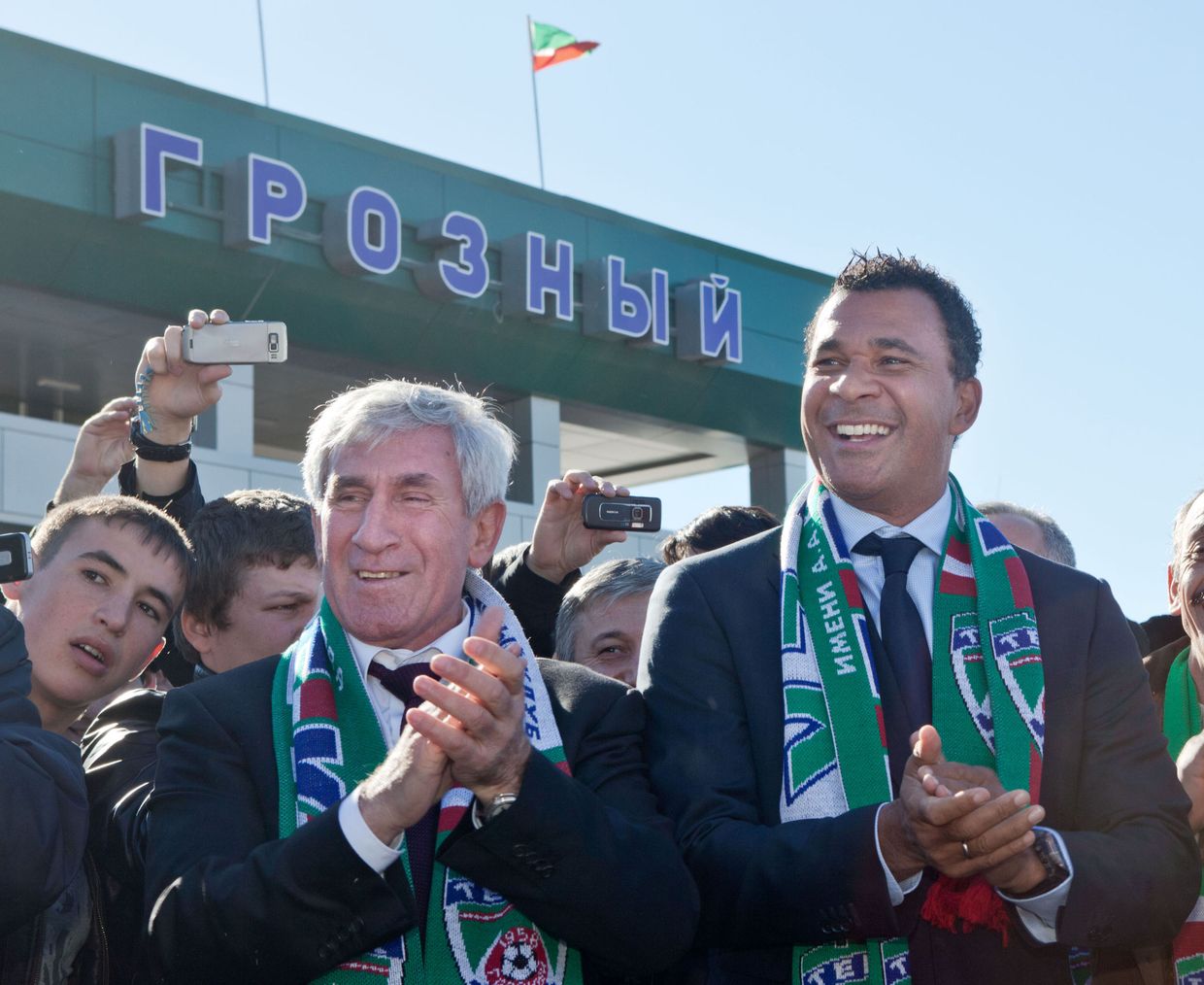 Прилет главного тренера ФК Терек Руда Гуллита в Грозный