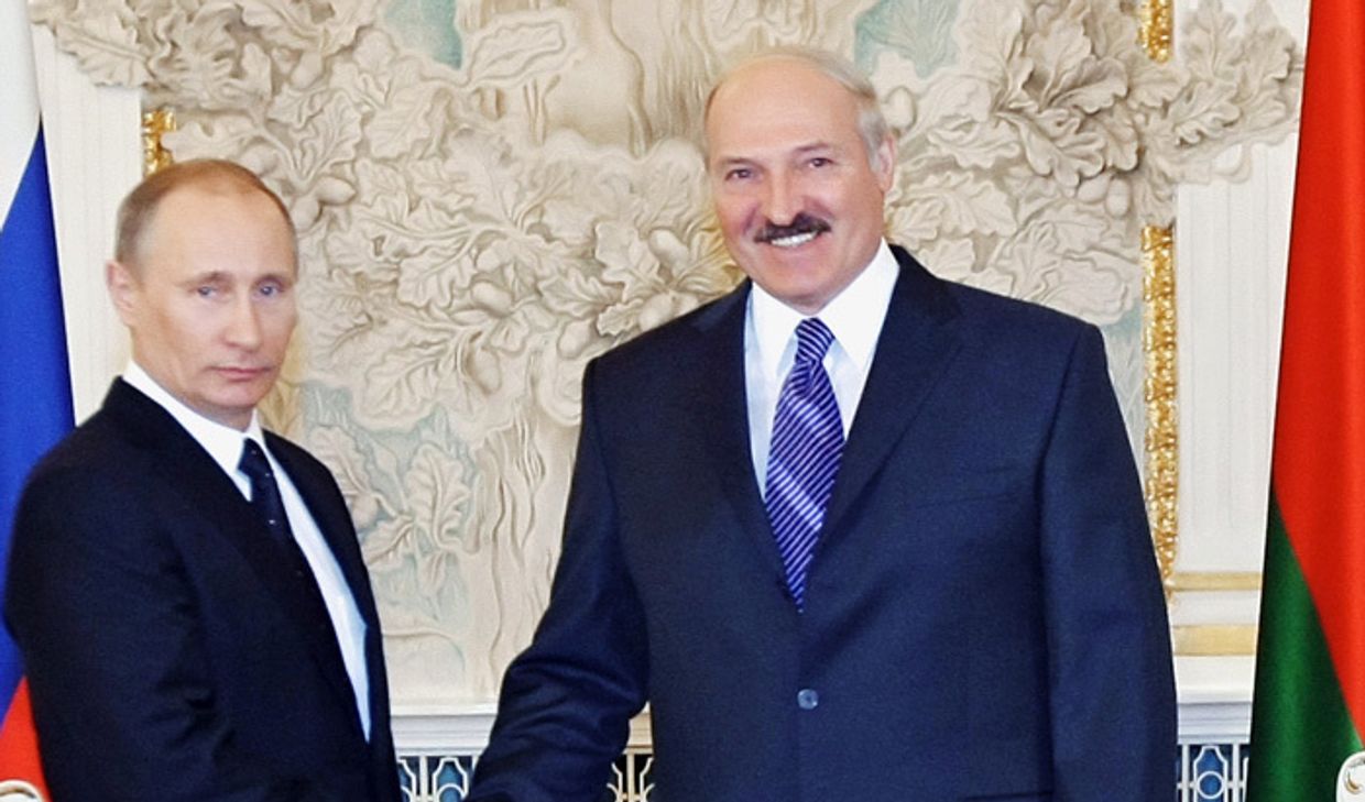 Встреча Владимира Путина и Александра Лукашенко в Минске