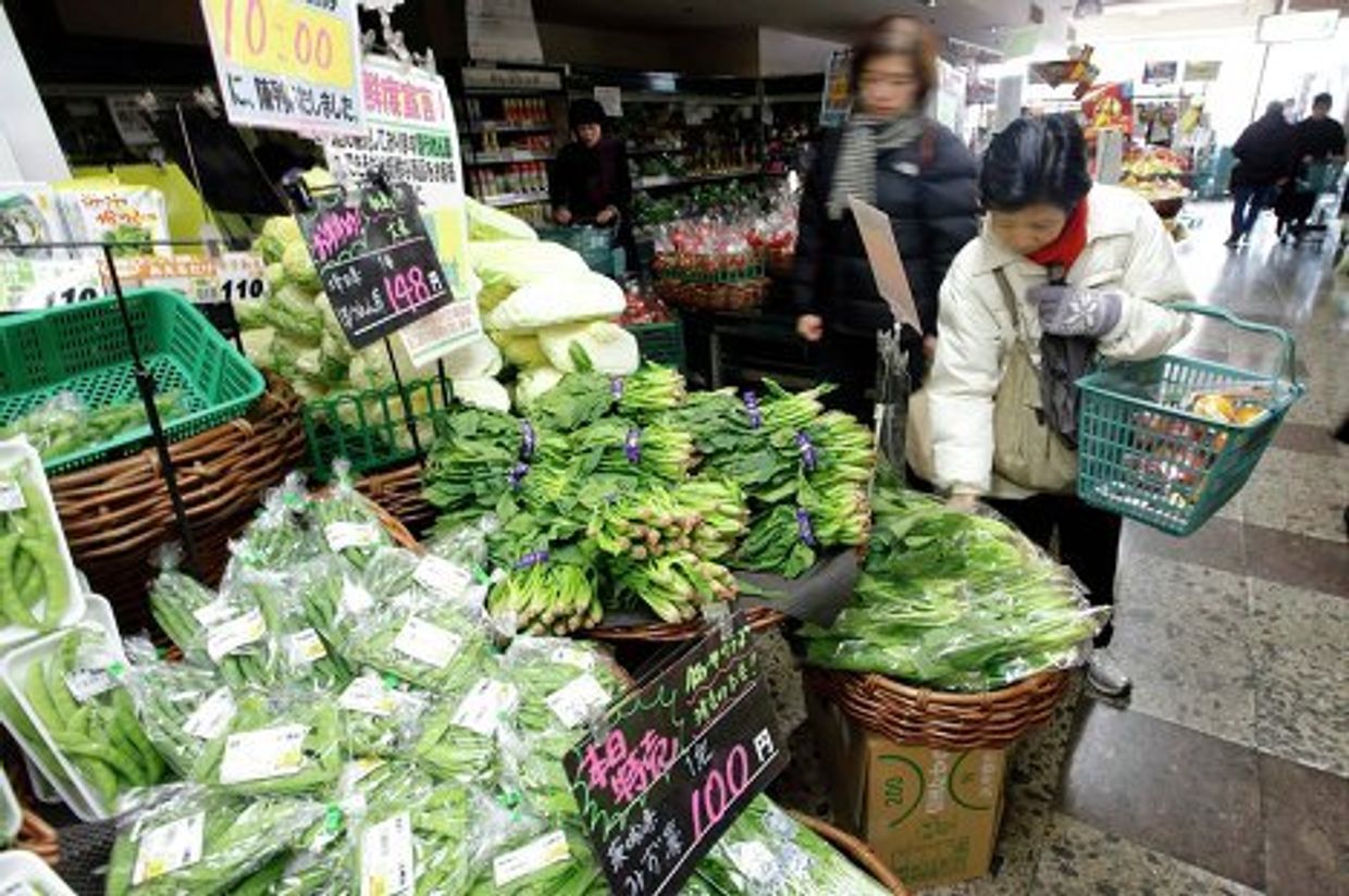 введены ограничения поставок на рынок продуктов из четырех префектур из-за превышения радиационных норм