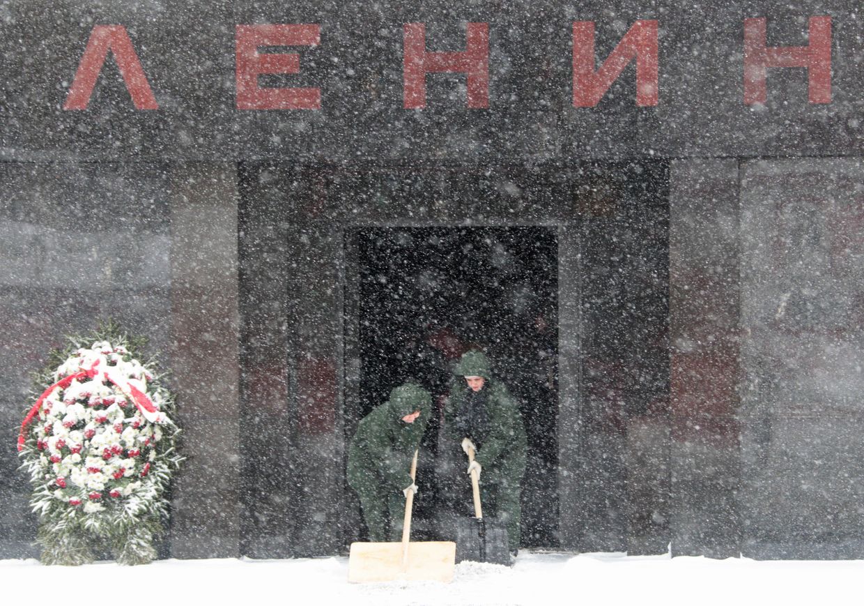 Мавзолей В. Ленина на Красной площади