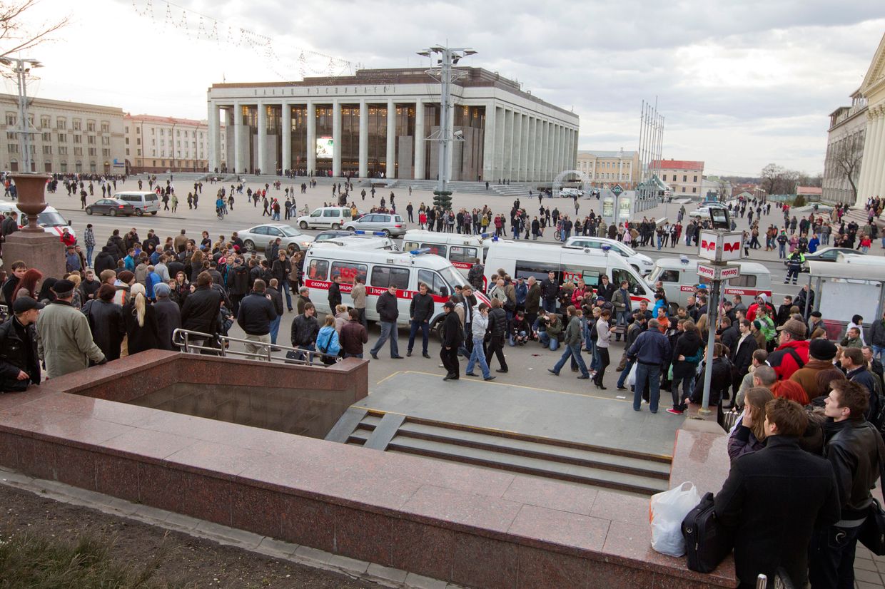 Взрыв в минском метро