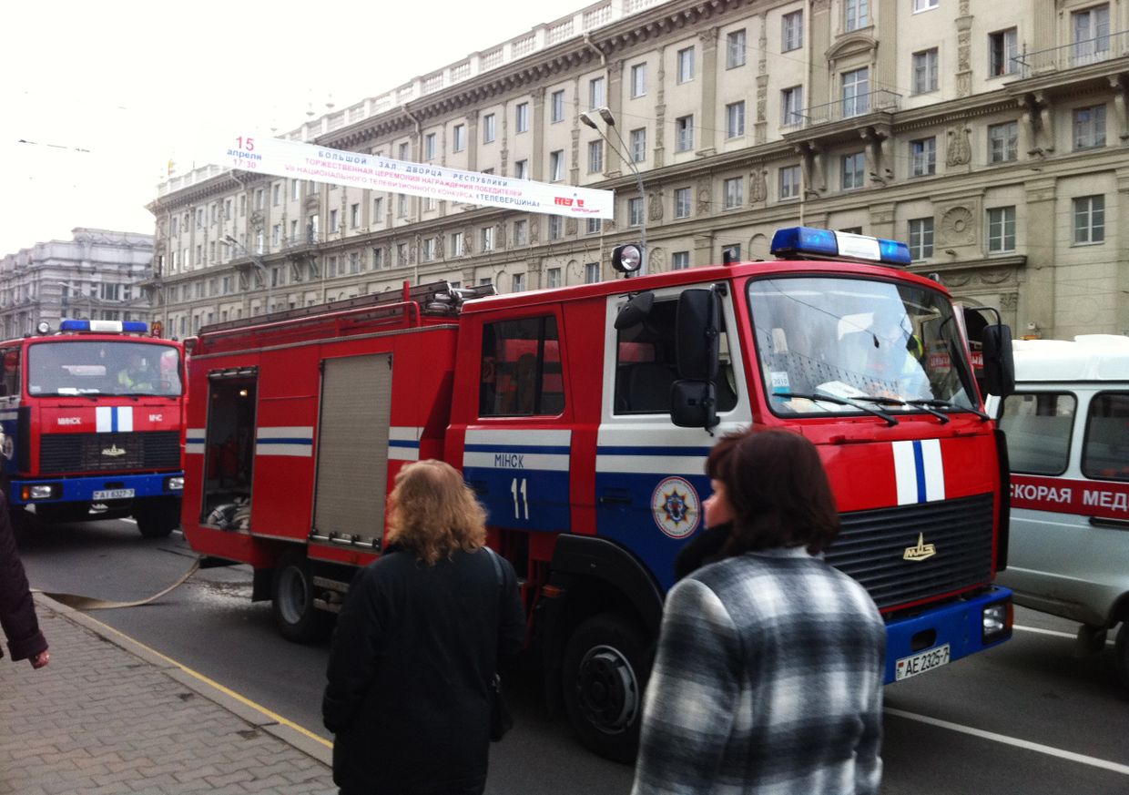 Взрыв в минском метро