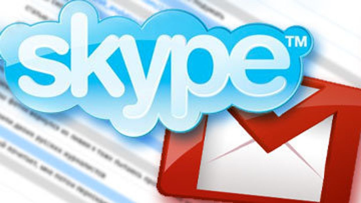 Skype и Gmail