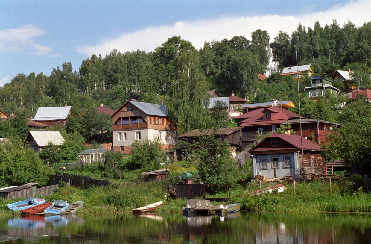В г. Плес Ивановской области