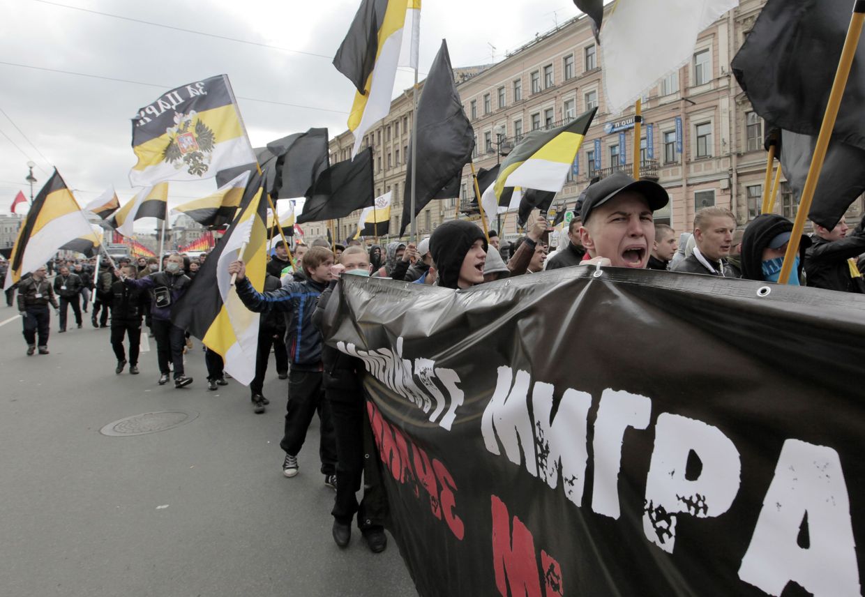 Первомайские демонстрации в Санкт-Петербурге