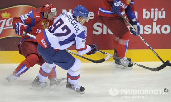 Хоккей. Чемпионат мира. Матч Россия - Словакия