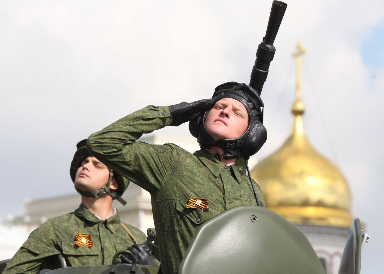Военный парад, посвященный 66-летию Победы в Великой Отечественной войне
