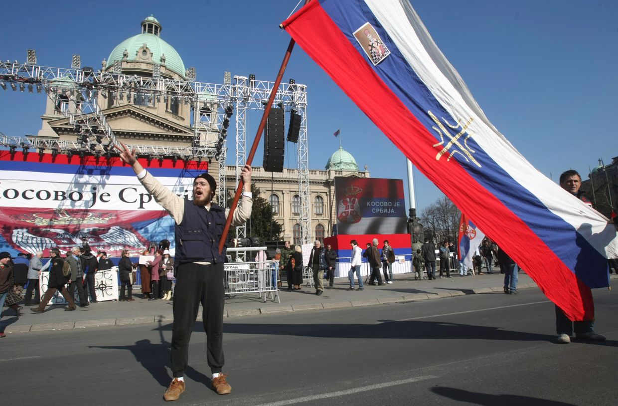 На улицах Белграда
