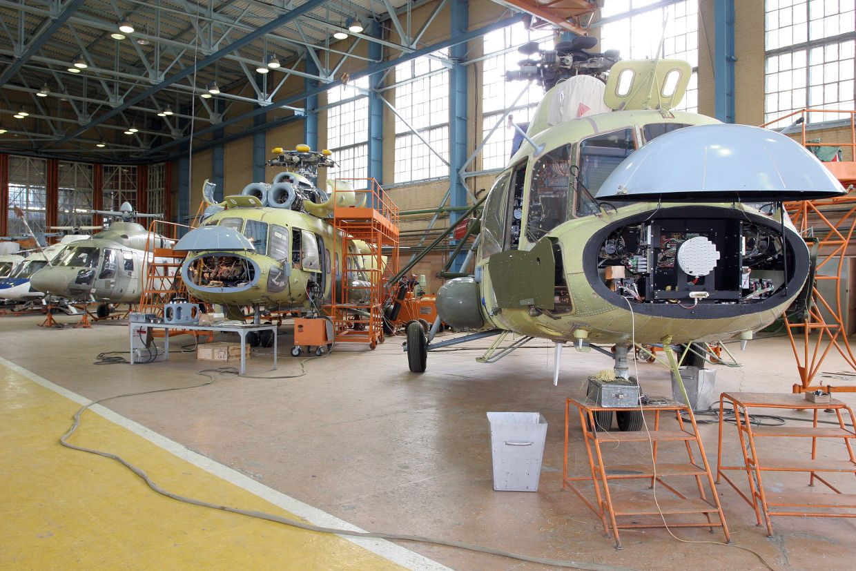 Цех окончательной сборки вертолетов МИ-17 Цех окончательной сборки вертолетов МИ-17