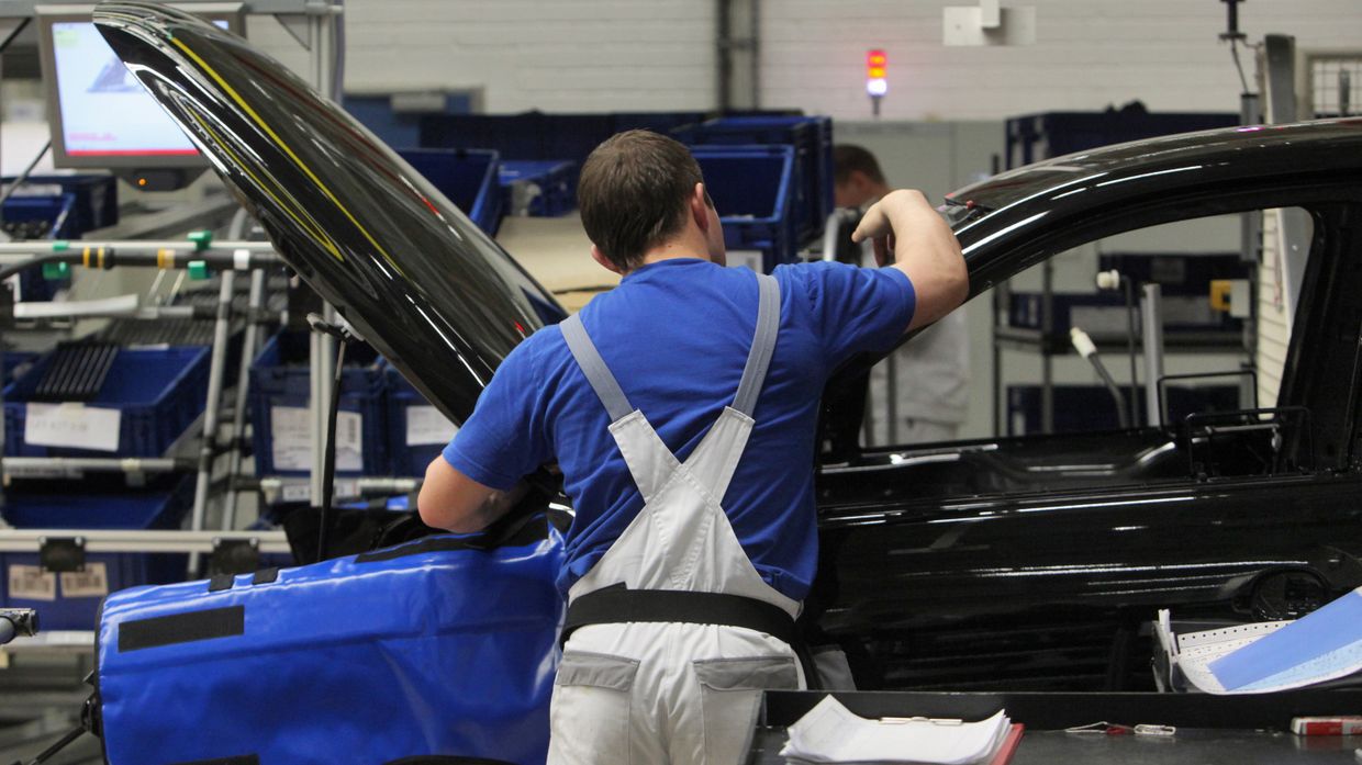 Работа завода Volkswagen в Калуге