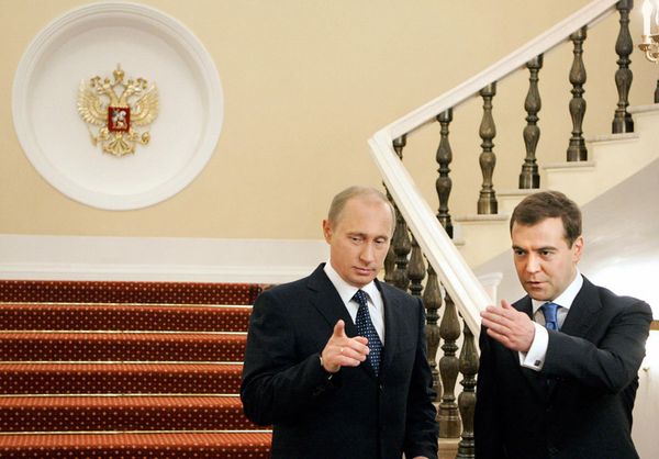 путин и медведев